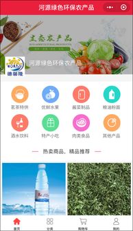 河源绿色环保农产品 小程序助您打开时代新营销