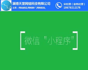 微信小程序 淄博天罡网络 微信小程序注册